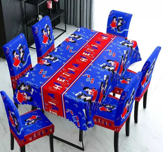 funda de silla + Mantel fiestas patrias