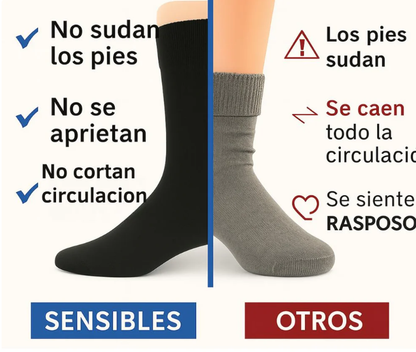 Calcetines sin costuras que no aprietan ni dejan marcas - solo comodidad todo el dia.| pack 12 pares